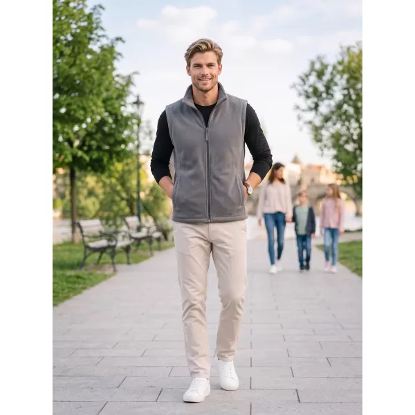  Unisex vesta fleece ALTISPORT NoPrint NP/ALU815 OCELOVĚ ŠEDÁ 