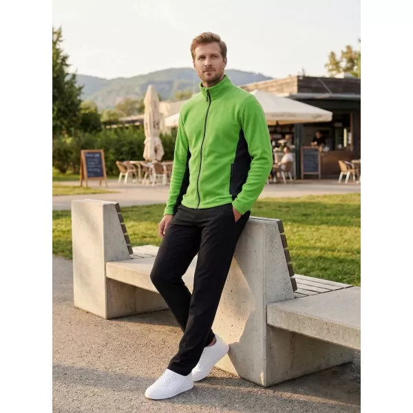  Pánská fleece mikina ALTISPORT NoPrint NP/ALM725 APPLE GREEN 
