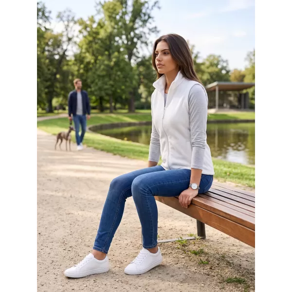  Unisex vesta fleece ALTISPORT NoPrint NP/ALU815 BÍLÁ 