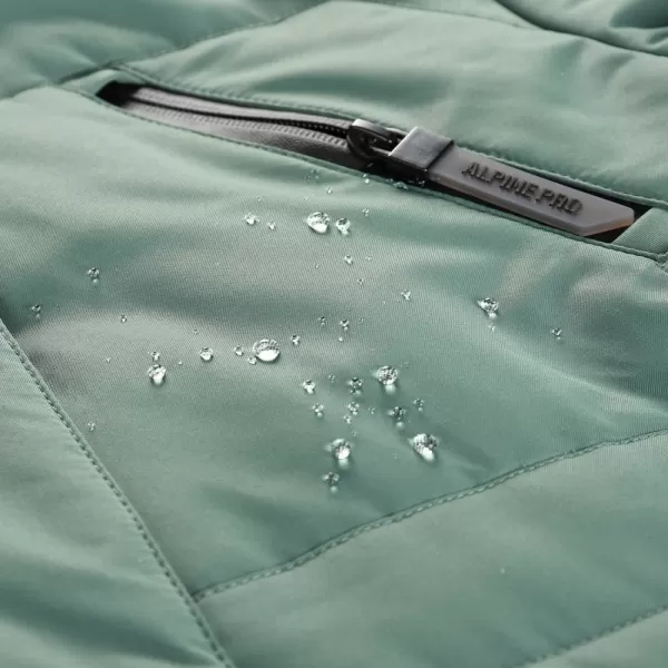  Dámská bunda ALPINE PRO WERDA LJCD644 ZELENÁ 