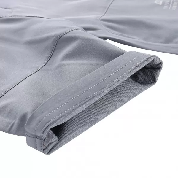  Dětské softshellové kraťasy ALPINE PRO BAKO KPAC343 ŠEDÁ 