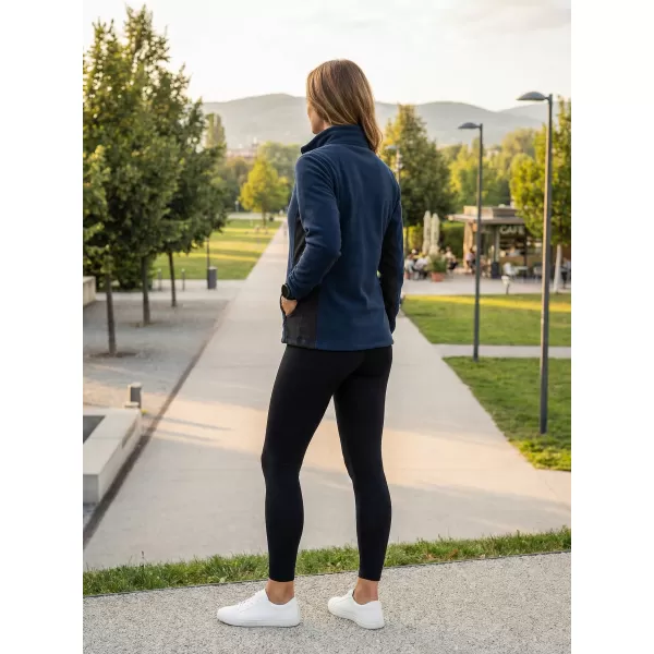  Dámská fleece mikina ALTISPORT NoPrint NP/ALW825 NÁMOŘNÍ MODRÁ 