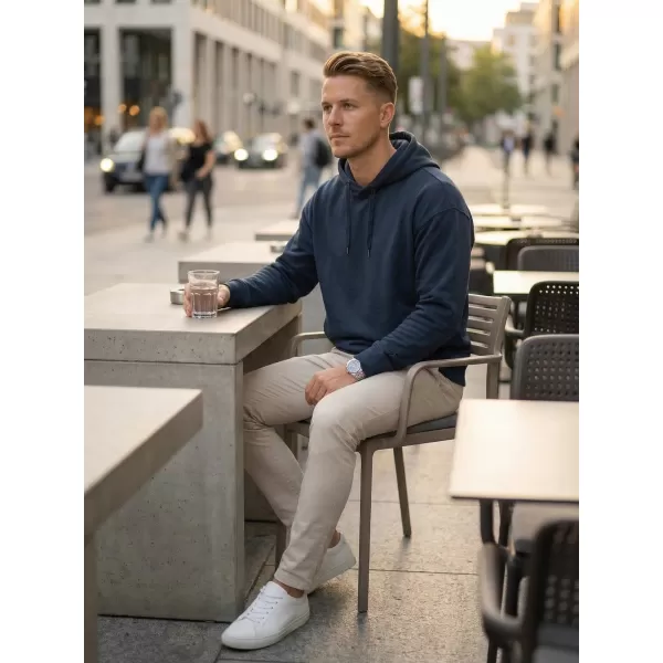  Pánská mikina ALTISPORT NoPrint NP/ALM024 NÁMOŘNÍ MODRÁ 