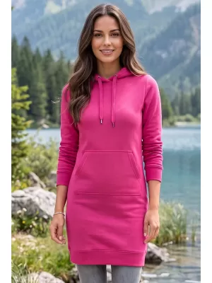 Dámská prodloužená mikina ALTISPORT NoPrint NP/ALW914 PURPUROVÁ