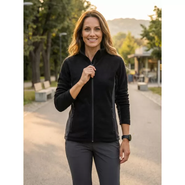  Dámská fleece mikina ALTISPORT NoPrint NP/ALW825 ČERNÁ 