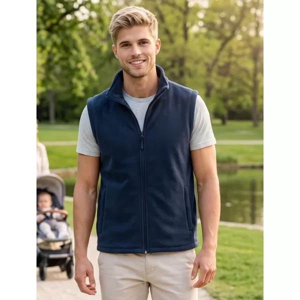  Unisex vesta fleece ALTISPORT NoPrint NP/ALU815 NÁMOŘNÍ MODRÁ 