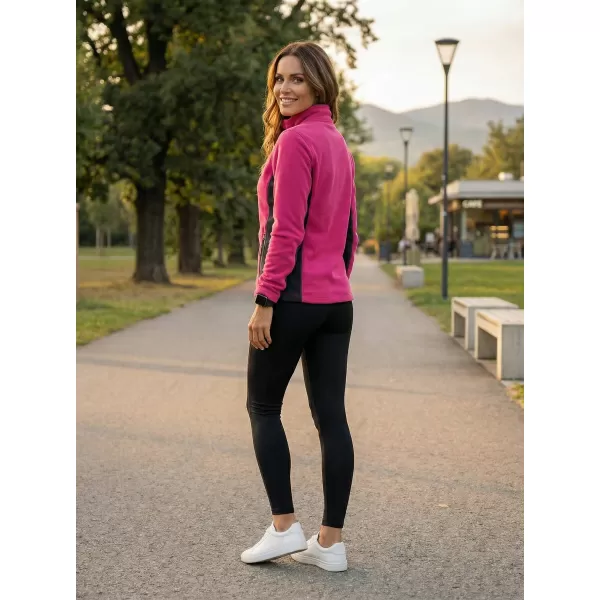  Dámská fleece mikina ALTISPORT NoPrint NP/ALW825 PURPUROVÁ 