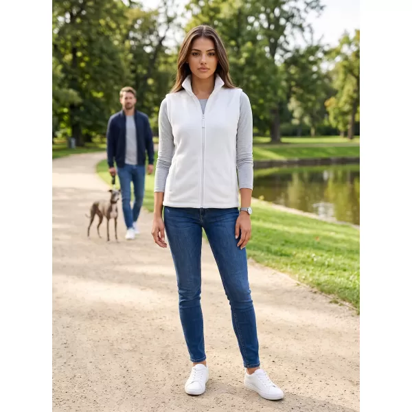  Unisex vesta fleece ALTISPORT NoPrint NP/ALU815 BÍLÁ 