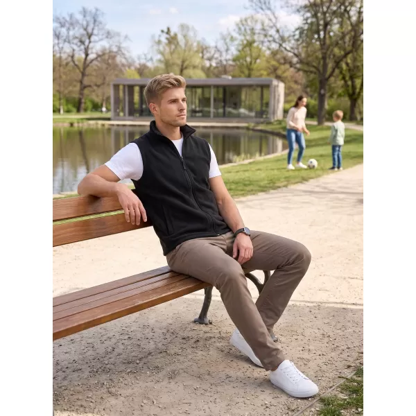  Unisex vesta fleece ALTISPORT NoPrint NP/ALU815 ČERNÁ 