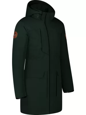 Pánský zimní kabát NORDBLANC IGLOO NBWJM8060 TMAVĚ ZELENÁ