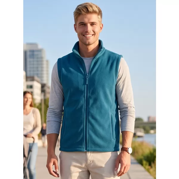  Unisex vesta fleece ALTISPORT NoPrint NP/ALU815 PETROLEJOVÁ 