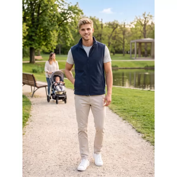  Unisex vesta fleece ALTISPORT NoPrint NP/ALU815 NÁMOŘNÍ MODRÁ 