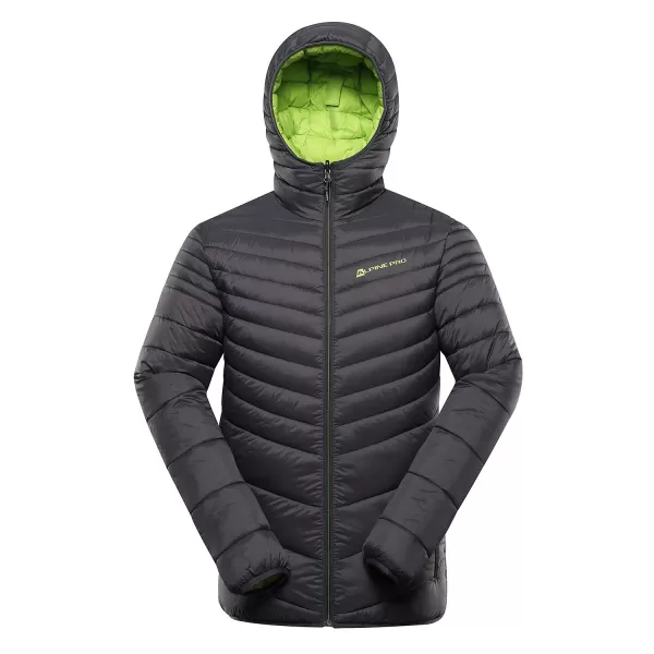  Pánská oboustranná bunda hi-therm ALPINE PRO EROM MJCD628 TMAVĚ ŠEDÁ 