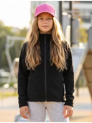 Dětská fleece mikina ALTISPORT NoPrint NP/ALK925 ČERNÁ