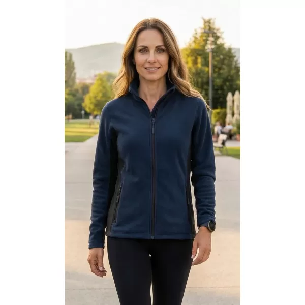  Dámská fleece mikina ALTISPORT NoPrint NP/ALW825 NÁMOŘNÍ MODRÁ 