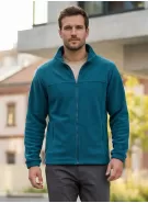 Pánská fleece mikina ALTISPORT NoPrint NP/ALM105 PETROLEJOVÁ