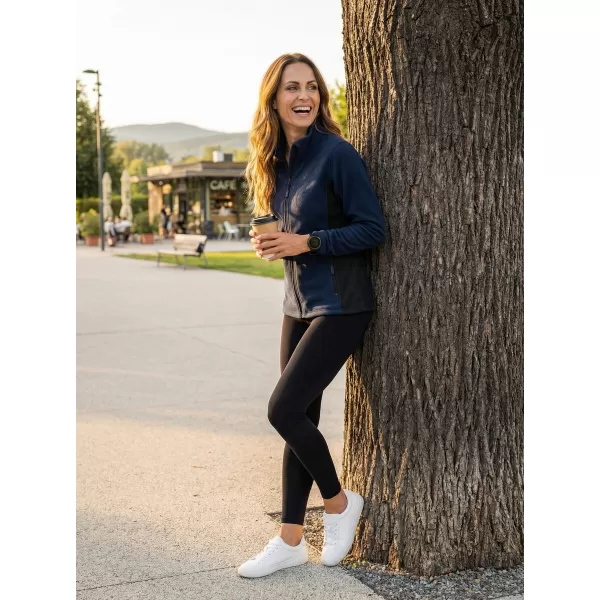  Dámská fleece mikina ALTISPORT NoPrint NP/ALW825 NÁMOŘNÍ MODRÁ 