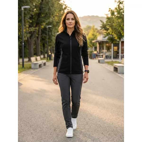  Dámská fleece mikina ALTISPORT NoPrint NP/ALW825 ČERNÁ 