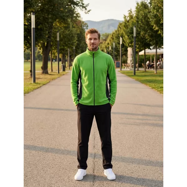  Pánská fleece mikina ALTISPORT NoPrint NP/ALM725 APPLE GREEN 
