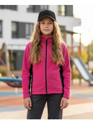 Dětská fleece mikina ALTISPORT NoPrint NP/ALK925 PURPUROVÁ