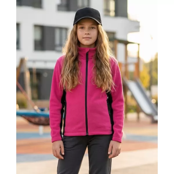  Dětská fleece mikina ALTISPORT NoPrint NP/ALK925 PURPUROVÁ 