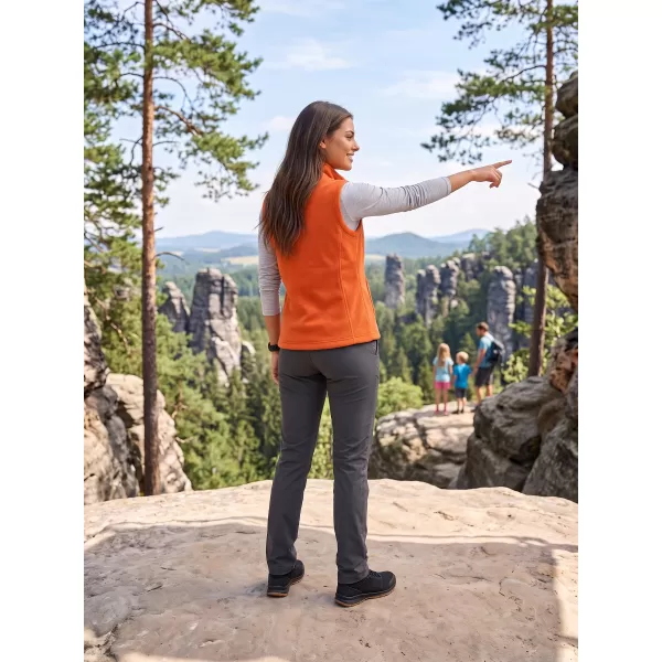  Unisex vesta fleece ALTISPORT NoPrint NP/ALU815 ORANŽOVÁ 