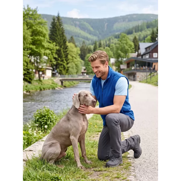  Unisex vesta fleece ALTISPORT NoPrint NP/ALU815 KRÁLOVSKÁ MODRÁ 