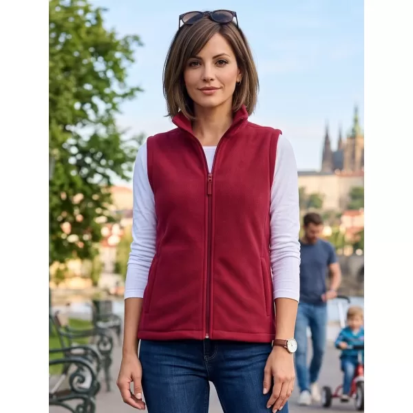  Unisex vesta fleece ALTISPORT NoPrint NP/ALU815 MARLBORO ČERVENÁ 