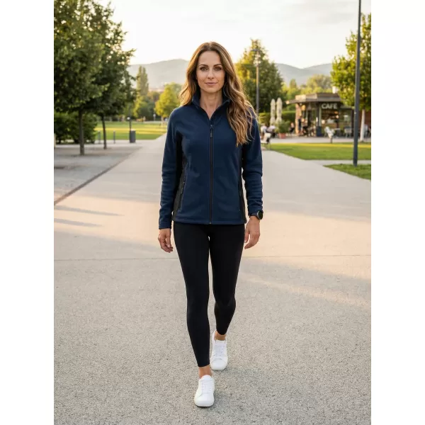  Dámská fleece mikina ALTISPORT NoPrint NP/ALW825 NÁMOŘNÍ MODRÁ 