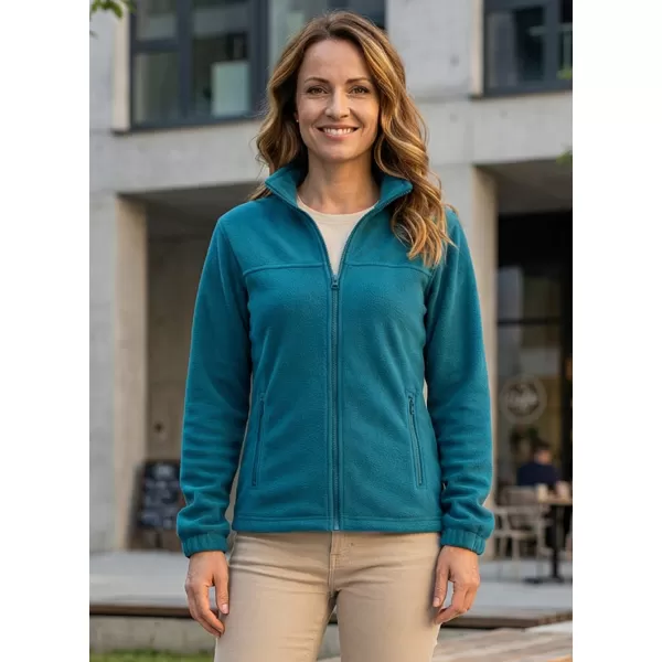  Dámská fleece mikina ALTISPORT NoPrint NP/ALW405 PETROLEJOVÁ 