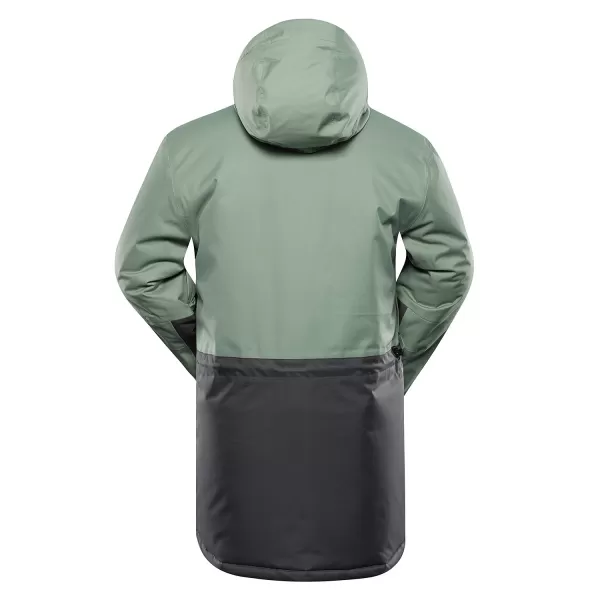  Pánská lyžařská bunda ALPINE PRO OMEQ MJCB644 ZELENÁ 