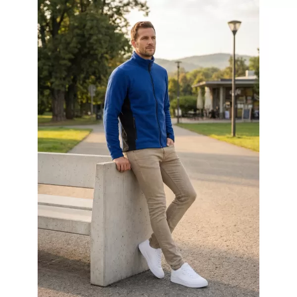  Pánská fleece mikina ALTISPORT NoPrint NP/ALM725 KRÁLOVSKÁ MODRÁ 