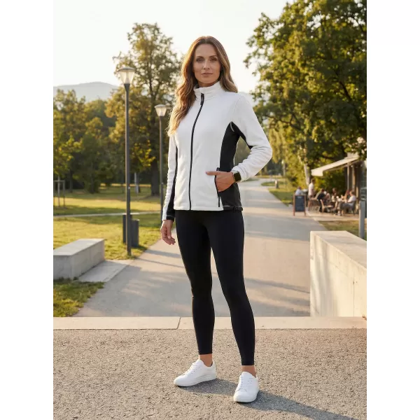  Dámská fleece mikina ALTISPORT NoPrint NP/ALW825 BÍLÁ 