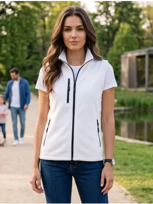 Unisex vesta ALTISPORT NoPrint NP/ALU525 BÍLÁ
