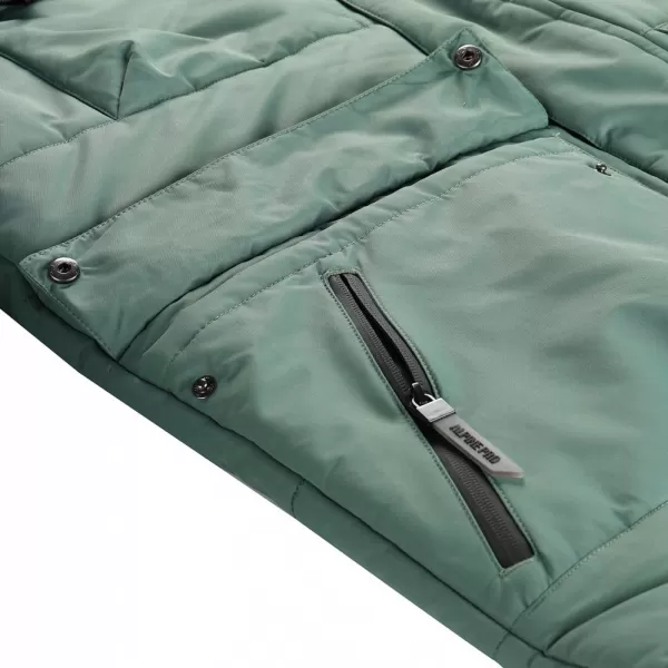  Pánská bunda ALPINE PRO WERD MJCD681 ZELENÁ 
