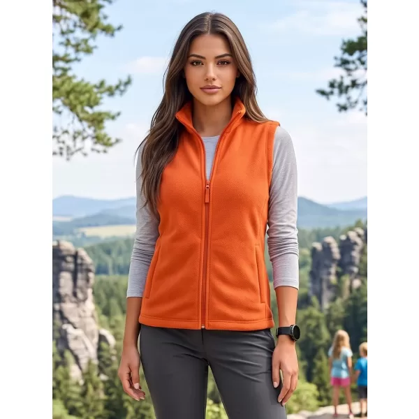  Unisex vesta fleece ALTISPORT NoPrint NP/ALU815 ORANŽOVÁ 