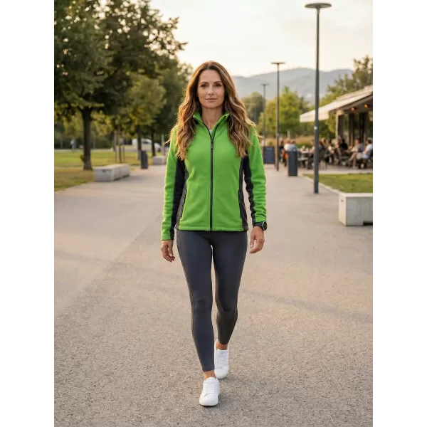  Dámská fleece mikina ALTISPORT NoPrint NP/ALW825 APPLE GREEN 