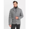 Pánská bunda OMBRE OM-JALP-0170 GREY