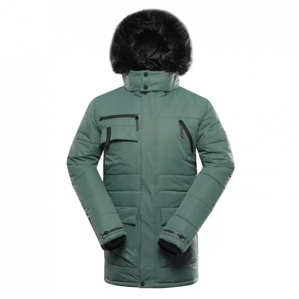  Pánská bunda ALPINE PRO WERD MJCD681 ZELENÁ 