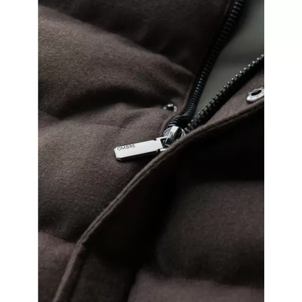  Pánská vesta OMBRE OM-JAVJ-0200 OLIVE MELANGE 