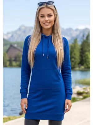 Dámská prodloužená mikina ALTISPORT NoPrint NP/ALW914 KRÁLOVSKÁ MODRÁ