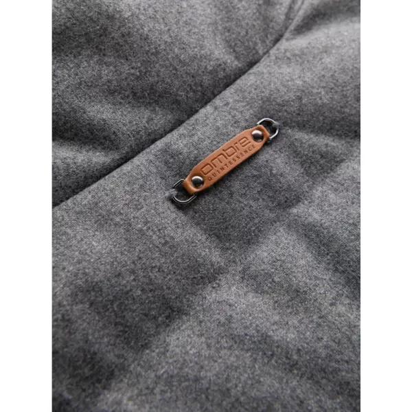  Pánská vesta OMBRE OM-JAVJ-0200 GREY MELANGE 