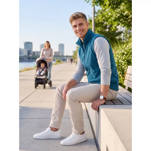  Unisex vesta fleece ALTISPORT NoPrint NP/ALU815 PETROLEJOVÁ 