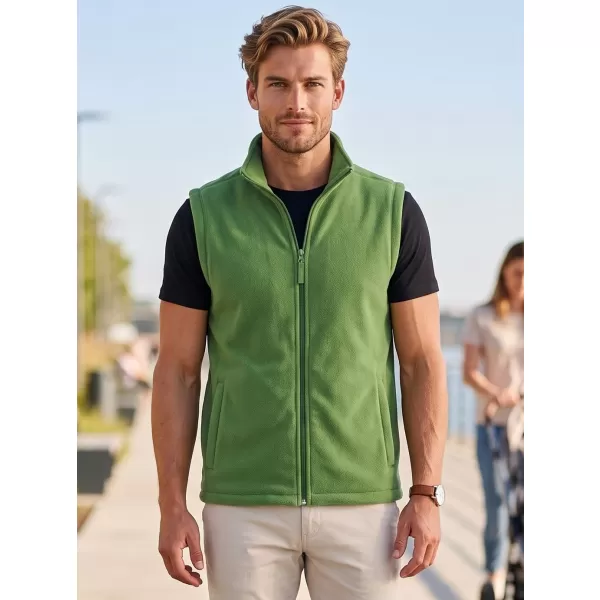  Unisex vesta fleece ALTISPORT NoPrint NP/ALU815 TRÁVOVĚ ZELENÁ 