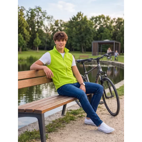  Unisex vesta fleece ALTISPORT NoPrint NP/ALU815 LIMETKOVÁ 