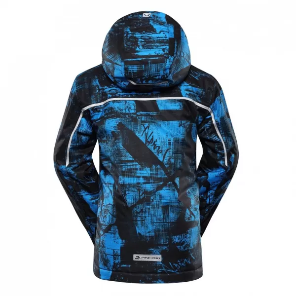  Dětská lyžařská bunda ALPINE PRO EDERO KJCB307 ELEKTRICKY MODRÁ 