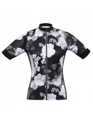 Dámský cyklo dres ALPINE PRO SAGENA LTSC971 ČERNÁ