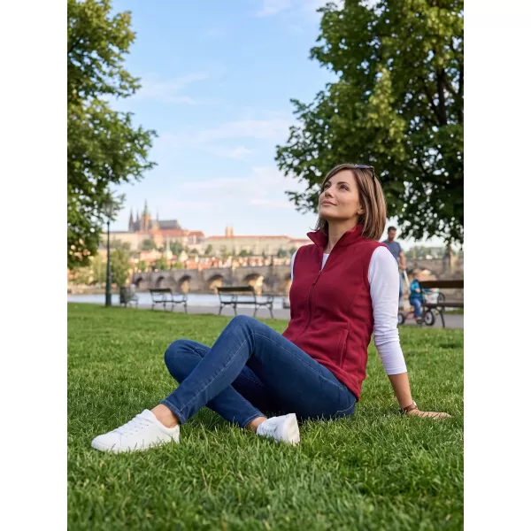  Unisex vesta fleece ALTISPORT NoPrint NP/ALU815 MARLBORO ČERVENÁ 