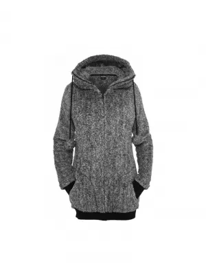 Dámská mikina URBAN CLASSICS TB616 BLACK/WHITE