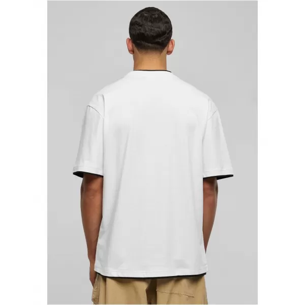  Pánské triko URBAN CLASSICS TB029A WHITE/BLACK 
